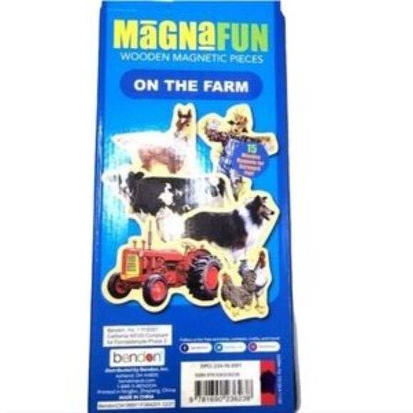 Bendon Magnafun NWT Wooden Magnets, Set of 5 Packs - Picture 7 of 11